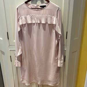 Banana Republic Soft Pink Long Sleeve Dress